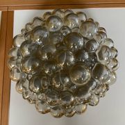 Pair of Bubble-Helana Tynell wall lights or ceiling lights from the 1970s.