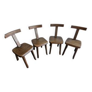 lot de 4 chaises T par