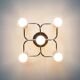 Vintage German Space Age ceiling lamp by Gaetano Sciolari for Leola, 1970s.