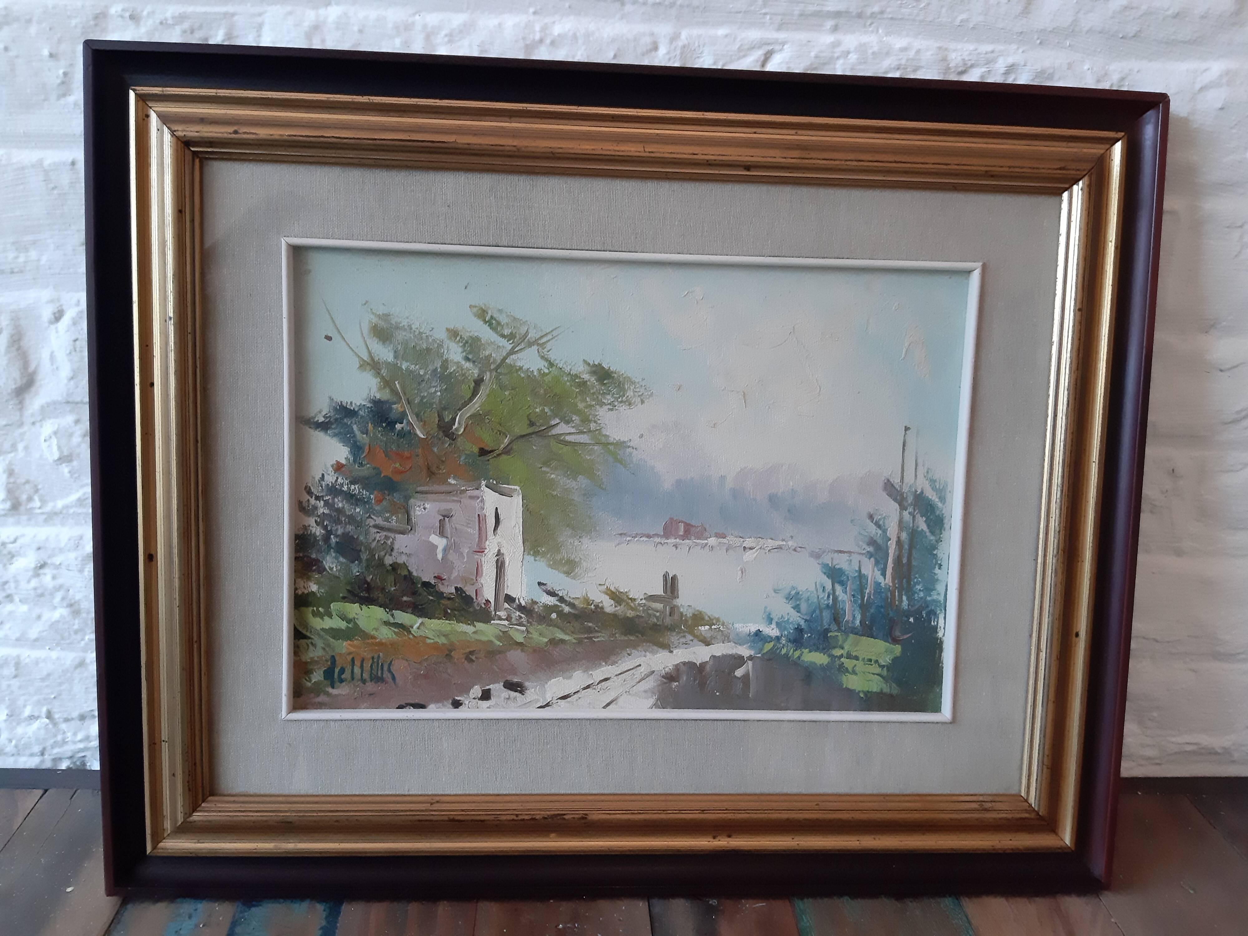 View of Venice, signed G. de Lillis mid-20th century