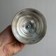 Paire de bougeoirs en inox