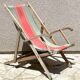 Fauteuil transat pliant vintage