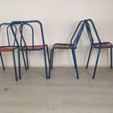 Bistro metal chairs Tolix
