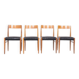 Lübke Wooden Dining Table Chairs, 1960S
