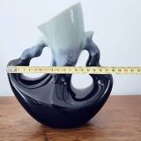 Glazed ceramic vase