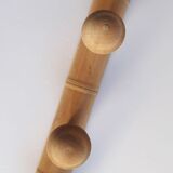 Porte manteau fixations intégrées mural bois