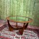 Mid century retro vintage teak round coffee table by GPlan 1960