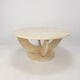 Italian travertine coffee table, 1970s