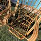 Paire de fauteuils en rotin "Audoux-Minnet" 1960