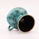 Elegant blue candlestick - Vanoise ceramic