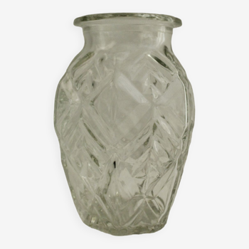 Small art deco glass vase