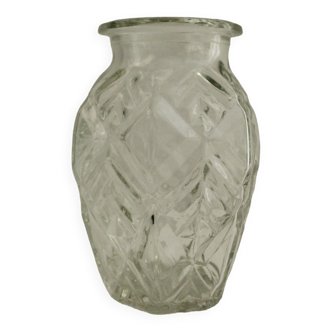 Small art deco glass vase