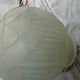 Glass ball vase press mold art deco period