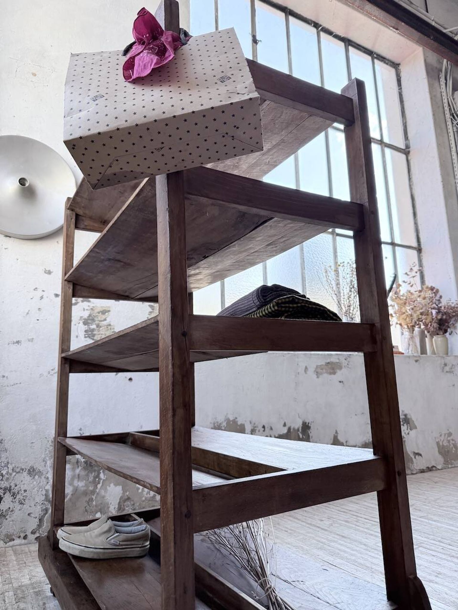 Old bakery shelf from the 1950s.