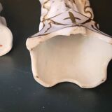Virgin and Child + small vase. Gilded with fine gold