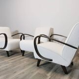 Armchairs by Jindrich Halabala, 1940s, Set of 3