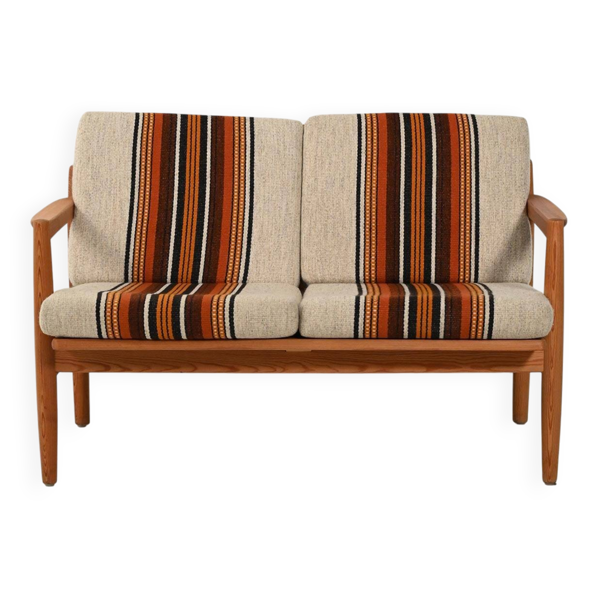 “Briksbo” Pine Loveseat by Harry Moen