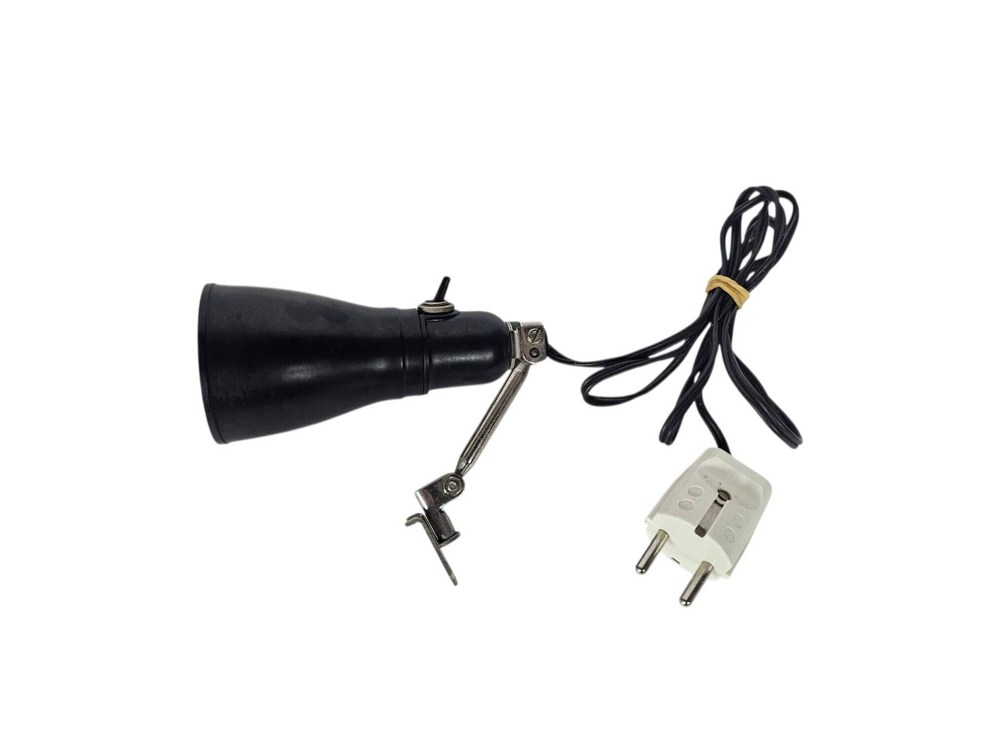 Pfaff - Industrial Bakelite machine lamp - adjustable arm - Germany - 1950s