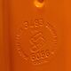Orange wall coat rack by Syla - 1970s