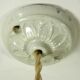 Suspension and rosette in opaline and porcelain
