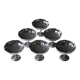 Lot de 6 coupes (à glace) en métal