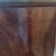 Louis Philippe chest of drawers In walnut veneer with black marble top