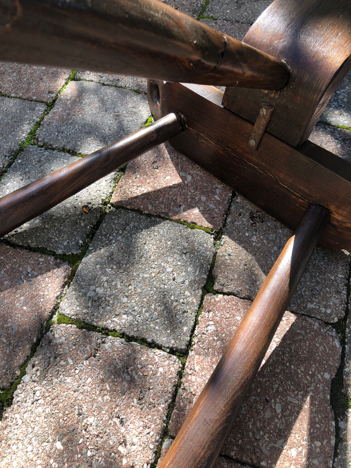 Brutalist chairs and stool