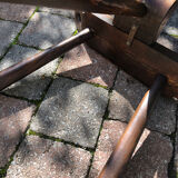 Brutalist chairs and stool