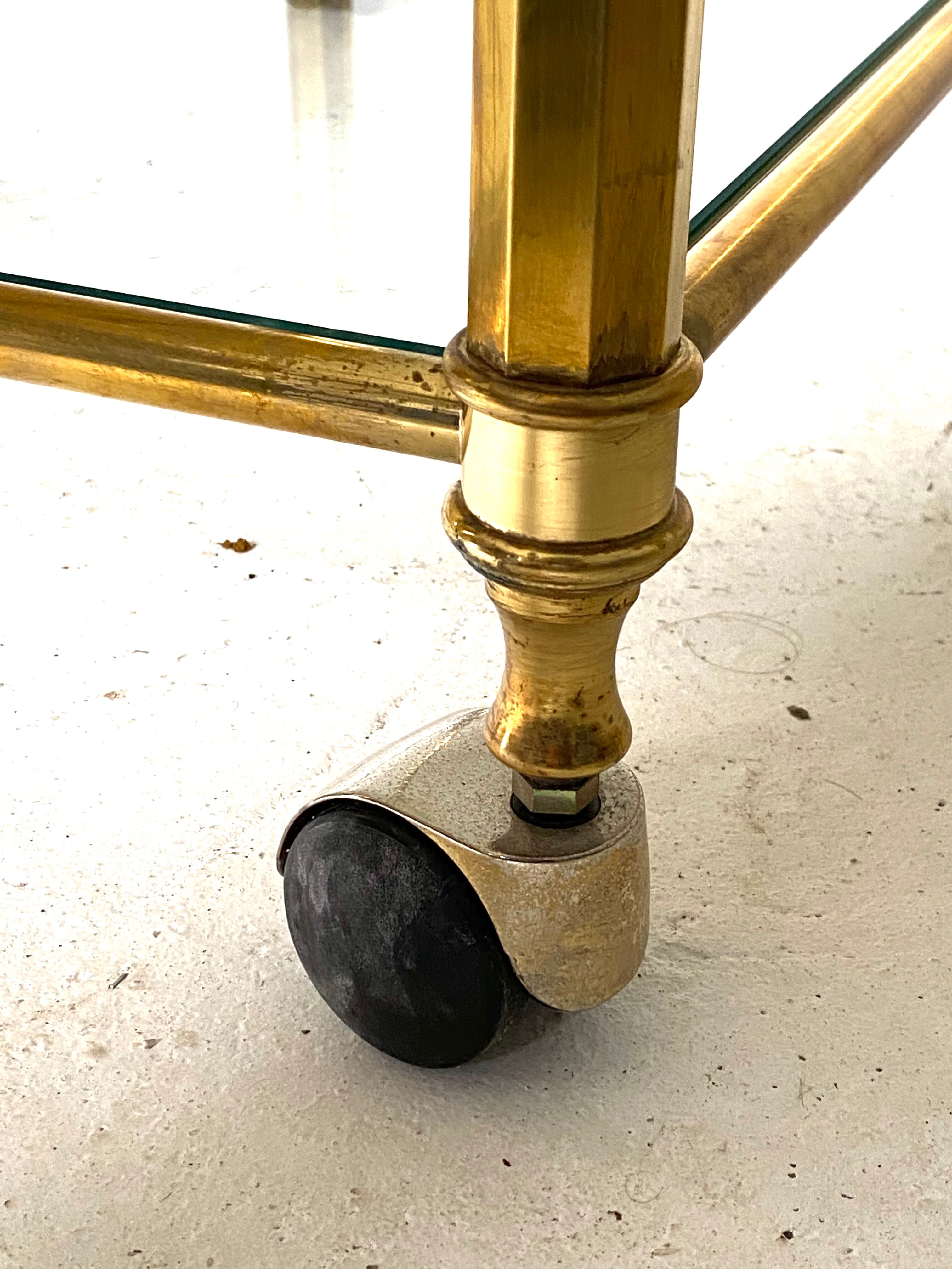 Rolling service in brass