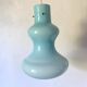 Suspension vintage en opaline bleue , 1960