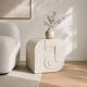 Concrete side table