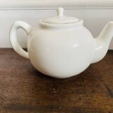Flower pattern slip teapot
