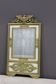 Empire mirror in bronze and marble, early 19th century