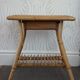 Vintage rattan bedside table