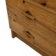 Vintage pine secretaire workstation desk, 1980s design