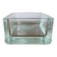 Glass pavé ashtray signed "lumax annealed" 40s 50s
