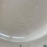 Set of 5 flat plates Terre de fer Longwy