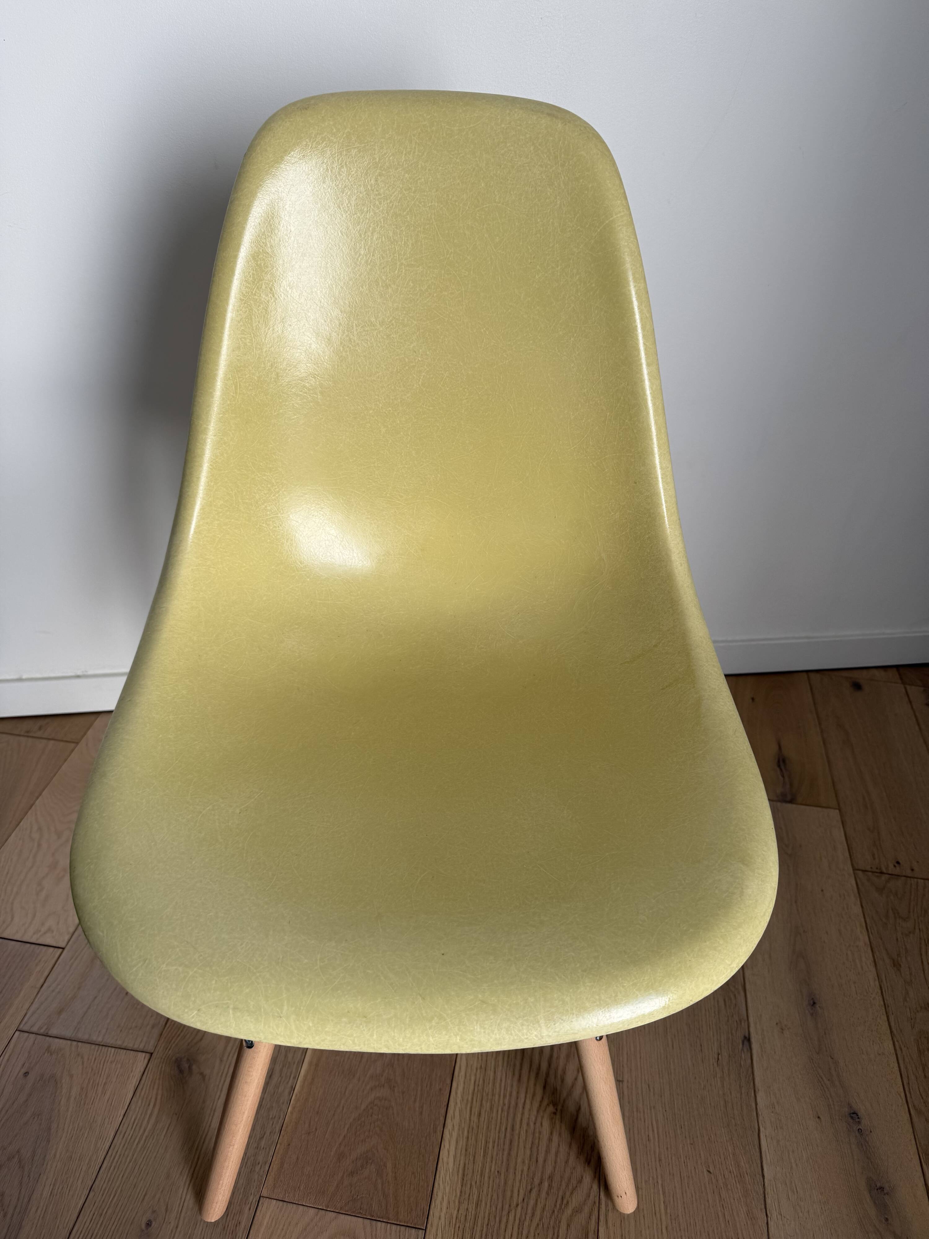 Dsw eames herman miller us edition 50s 60s design no vitra knoll yellow