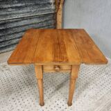Vintage table folding table dining table side table 90x90cm