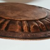 Hammered copper tray