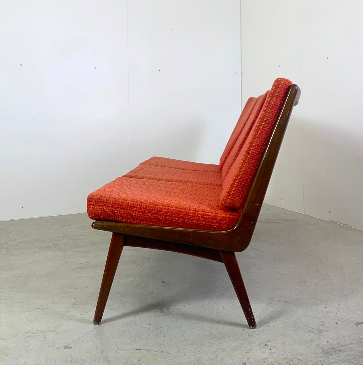 MidCentury Boomerang Sofa by Hans Mitzlaff for Eugen Schmidt