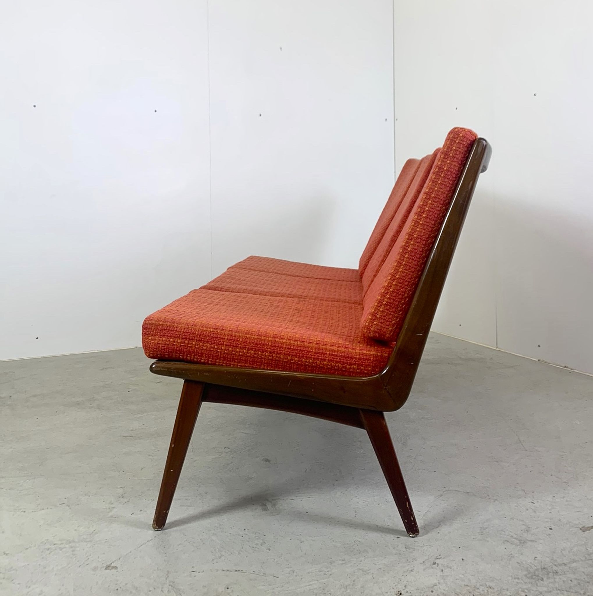 MidCentury Boomerang Sofa by Hans Mitzlaff for Eugen Schmidt