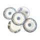 Set de 5 assiettes dépareillées Terre de Fer