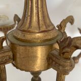 Brass chandelier