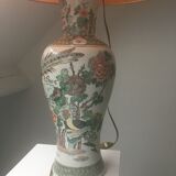 Ancient Chinese lamp with its day offal