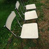 Lot of formica chairs