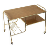 Vintage vinyl holder trolley