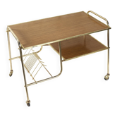 Vintage vinyl holder trolley