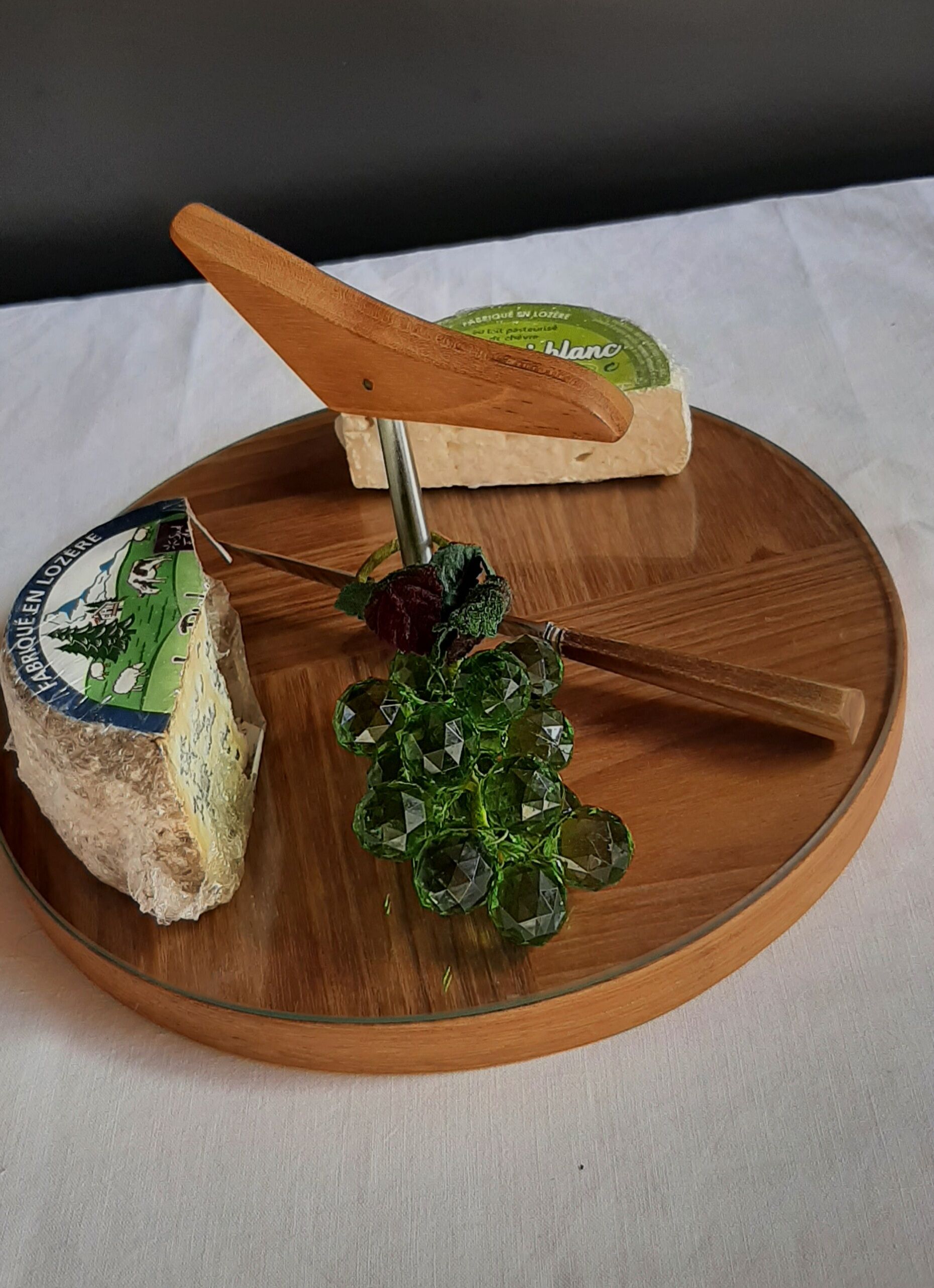 Teak cheese board