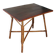 Wooden, bamboo and rattan game table, 1960s